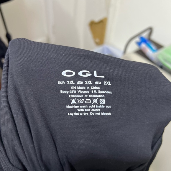 OGL Eco-SkinKiss® Long Sleeve Ruched Sides Mini Dress - Picture 3 of 4